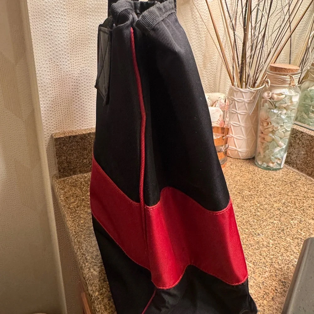 Vinatge Polo‎ by Ralph Lauren Black and Red Tote Bag